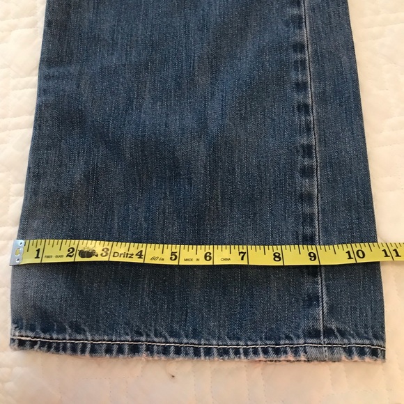 Big Star Purposely Distressed Vanguard Relaxed Jeans Size 34L - Picture 12 of 13